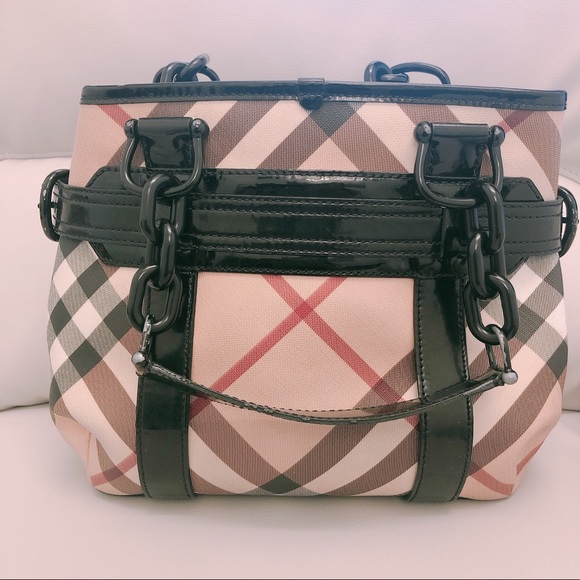 Authentic Burberry Black Rachel Baguette - Picture 2 of 8